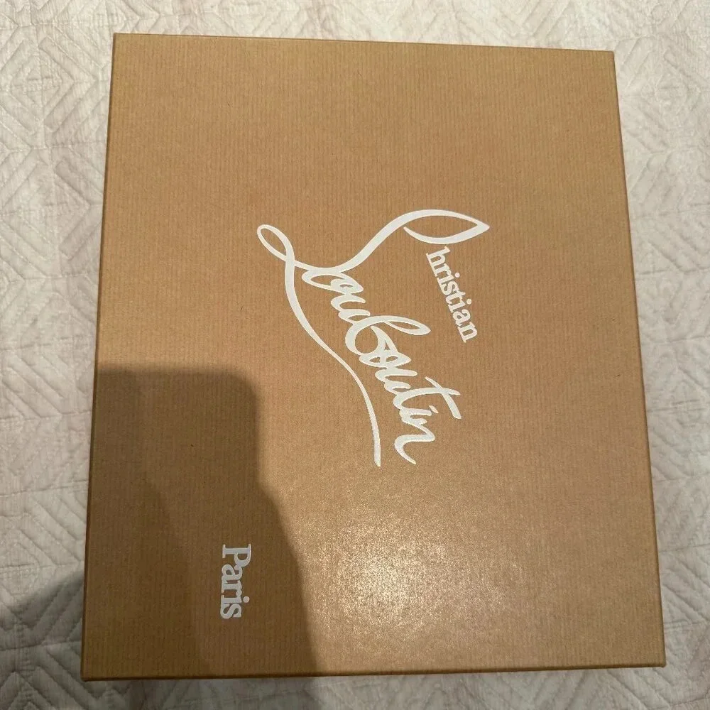 AUTHENTIC Black Rosalie 100mm, Christian Louboutin, Size 37  (Not For Bundle) - Picture 8 of 12